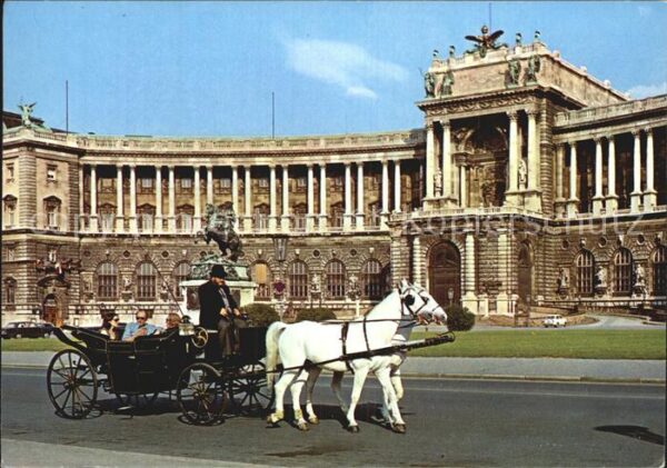Pferdekutschen Wien Neue Hofburg