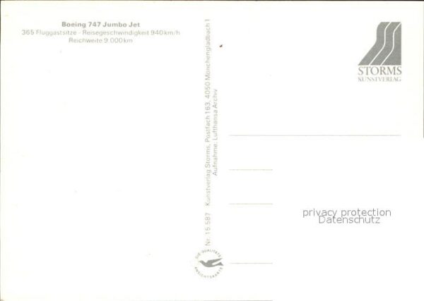 Lufthansa Boeing 747 Jumbo-Jet – Bild 2