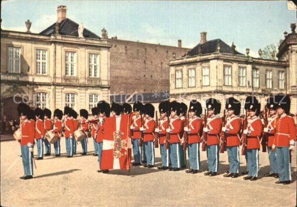 Leibgarde Wache Kopenhagen Schloss Amalienborg