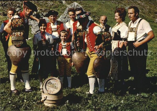 Sennerei Sennen in der Tracht Appenzell
