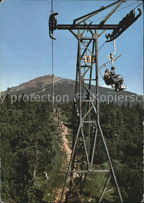 Sessellift Krkonose Lanovka na Snezku Schneekoppe