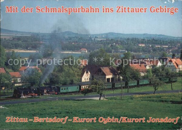 Lokomotive Schmalspurbahn Zittauer Gebirge Olbersd