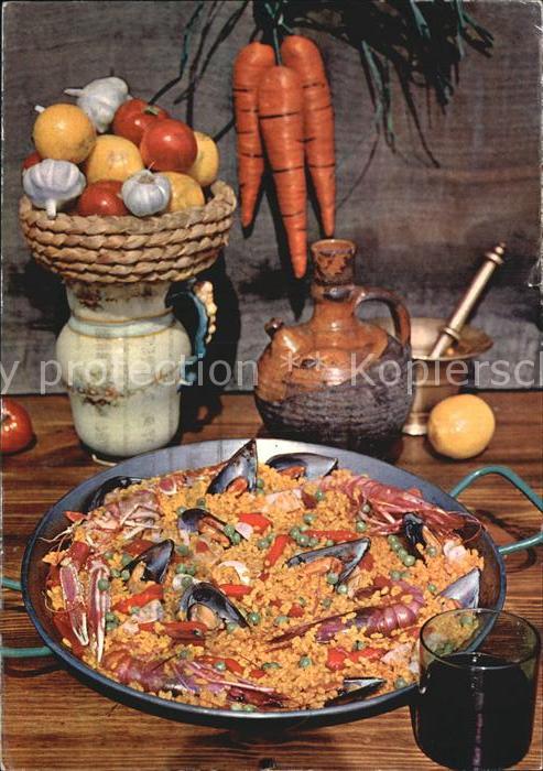 Lebensmittel Paella Levantina Rezept