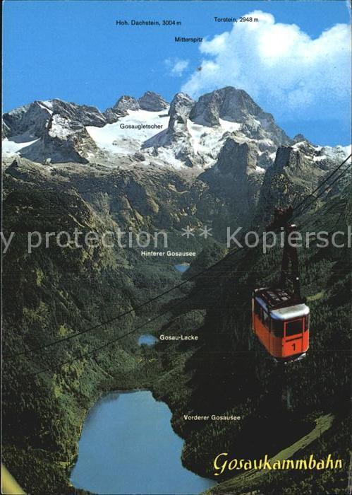 Seilbahn Gosaukamm Gosausee Hoher Dachstein