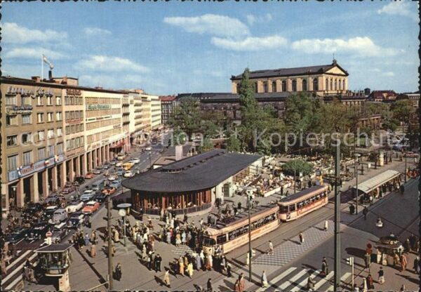 Strassenbahn Hannover Cafe am Kröpcke Opernhaus