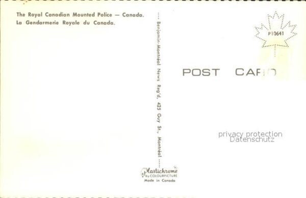Polizei Royal Canadian Mounted Police Canada – Bild 2