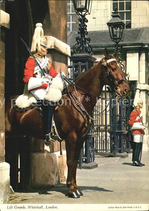 Leibgarde Wache Life Guards Whitehall London