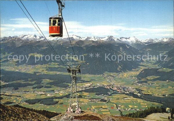 Seilbahn Dolomiti Brunico Plan di Corones