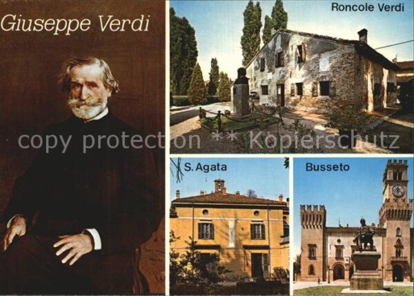 Verdi Giuseppe S. Agata Busseto Roncole Verdi