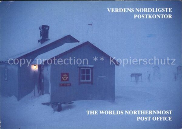 Post Office NY-Alesund Svalbard