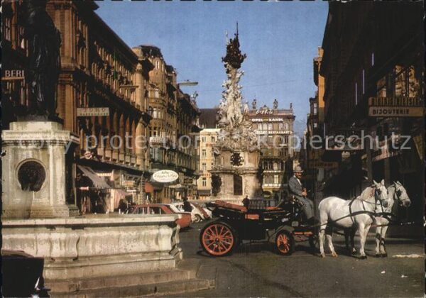 Pferdekutschen Fiaker Wien Am Graben