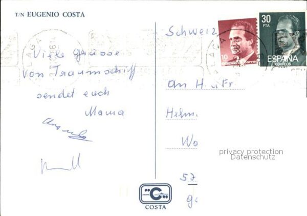 Schiffe Ships Navires T/N Eugenio Costa – Bild 2