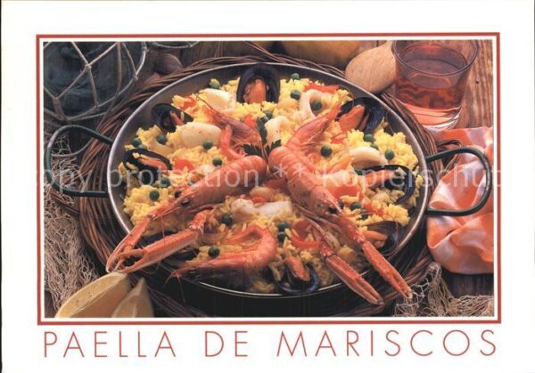 Lebensmittel Paella de Mariscos Rezept