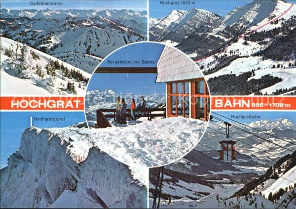 Seilbahn Hochgrat Gipfel Steibis-Oberstaufen