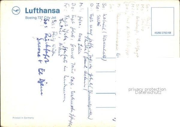 Lufthansa Boeing 737 City Jet – Bild 2