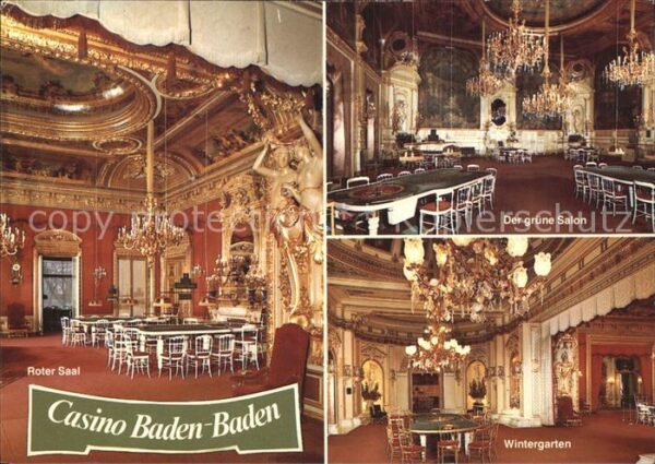Casino Spielbank Baden-Baden Roter Saal Grüner Salon Win