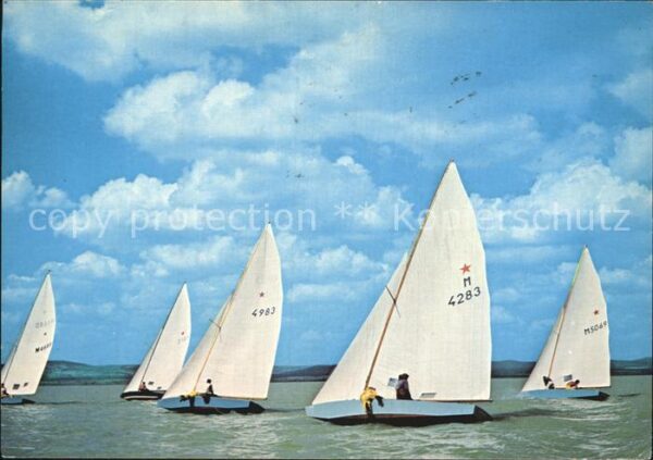 Segelboote Plattensee Balatonrol
