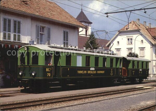 Eisenbahn Chemins de Fer du Jura Elektrischer Tri
