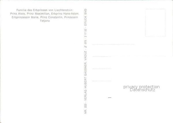 Adel Liechtenstein Prinz Alois Prinz Maximilian Prinzessin – Bild 2