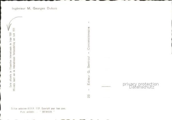 Exposition Internationale Liege 1939 Grand Pylone du Teleferique – Bild 2