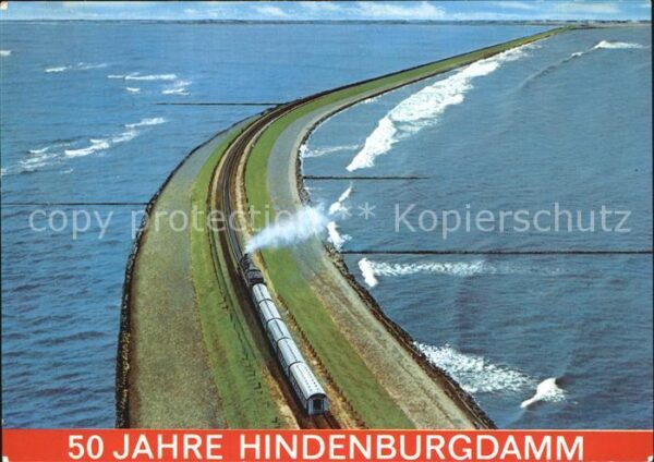 Eisenbahn 50 Jahre Hindenburgdamm Insel Sylt