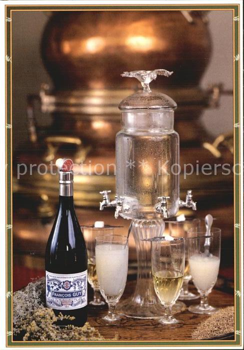 Alkohol Distillerie Pierre Guy Absinthe Francoi