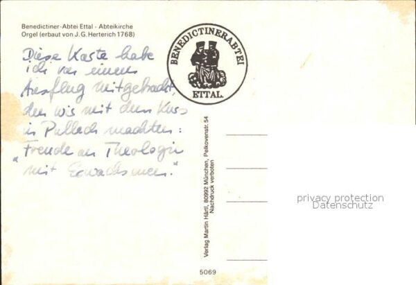 Kirchenorgel Benedictiner-Abtei Ettal Abteikirche – Bild 2