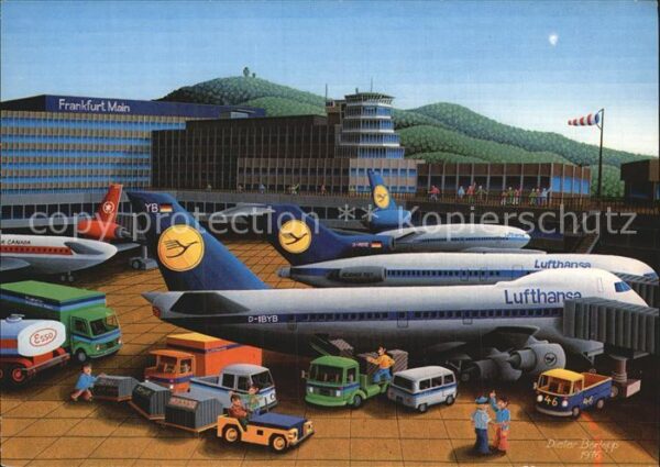 Lufthansa Flughafen Frankfurt Main Naive Hintergl