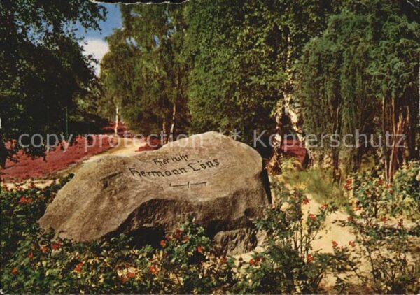 Tod Hermann-Löns-Grab Lüneburger Heide