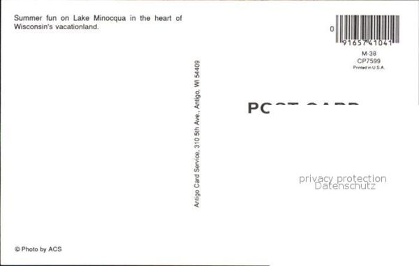 Wisconsin US-State Minocqua Lake – Bild 2
