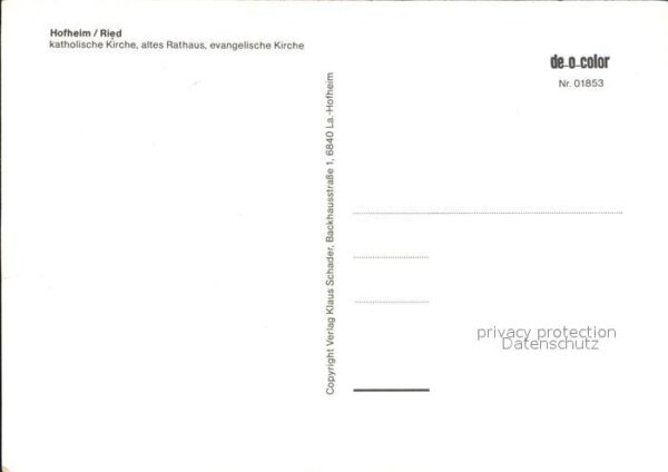 Hofheim Ried Kirchen Rathaus – Bild 2
