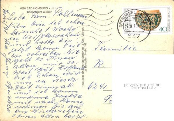 Bad Homburg Sanatorium Wicker – Bild 2