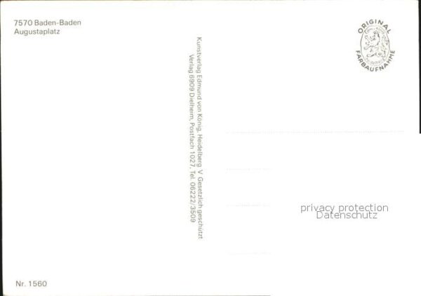 Baden-Baden Augustaplatz – Bild 2