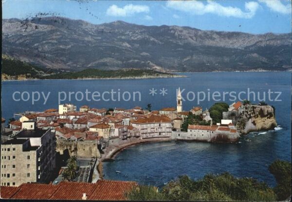 Budva Fliegeraufnahme