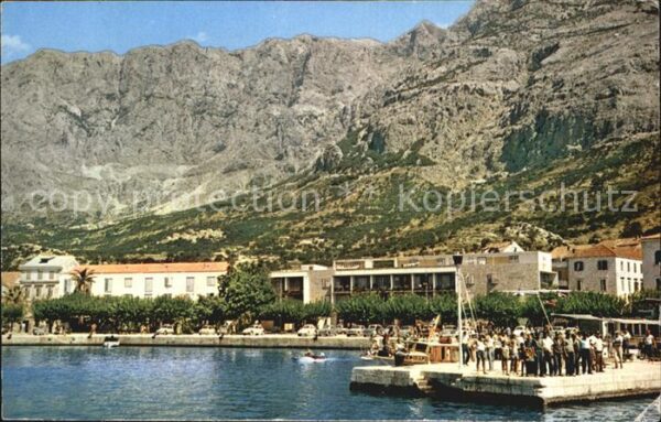 Makarska Dalmatien Bootssteg