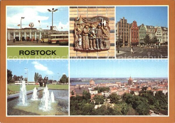 Rostock Giebelhaus Kröpeliner-Strasse Cafe-Rost