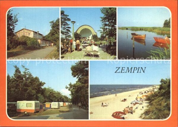 Zempin Konzertpavillon Strand Achterwasser Cam