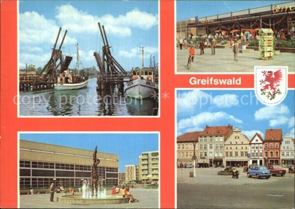Greifswald Hafen Ziehbrücke