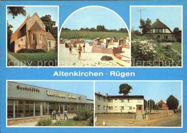 Altenkirchen Ruegen Kirche Strand Fischerhaus Restaurant Tr