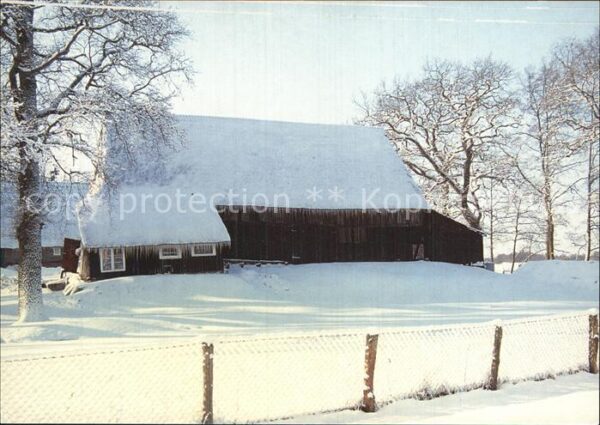 Bremen Dirk Rademaker Bauerngehöft im Winter