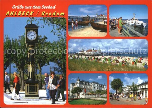 Ahlbeck Ostseebad Strand Seebrücke