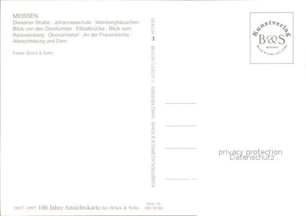 Meissen Elbe Sachsen Dresdner Strasse Johanneschule Domtüren – Bild 2