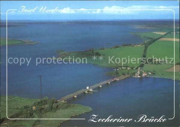 Insel Usedom Fliegeraufnahme Zecheriner Brücke