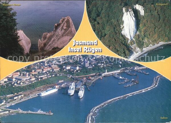 Jasmund Fliegeraufnahme Sassnitz Hafen Königsst