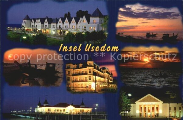 Insel Usedom Seebrücken Strand