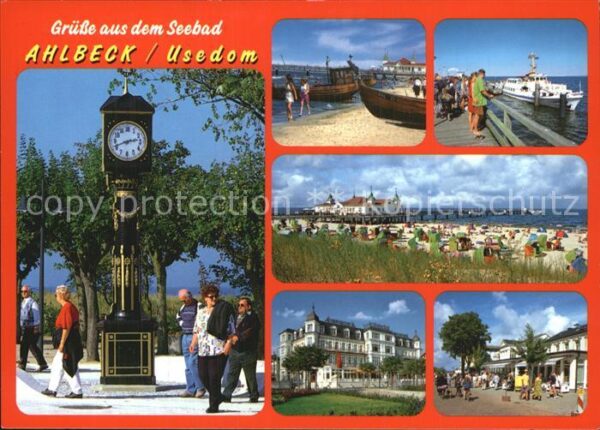 Ahlbeck Ostseebad Strand Seebrücke Promenade