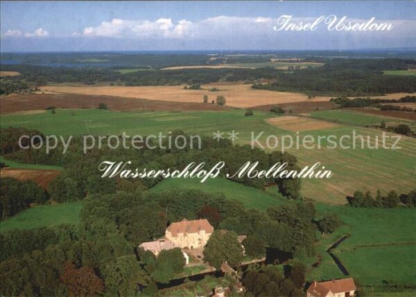 Mellenthin Fliegeraufnahme Wasserschloß