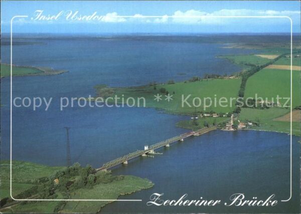 Insel Usedom Fliegeraufnahme Zecheriner Brücke