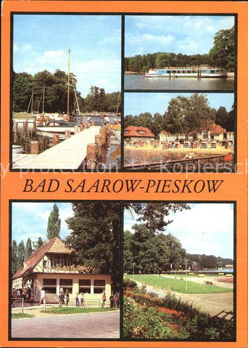 Pieskow Bad Saarow Strand Hafen Park