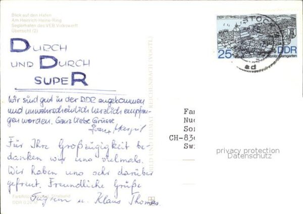 Stralsund Mecklenburg Vorpommern Fliegeraufnahme Hafen Heinrich-Heine-Ri – Bild 2